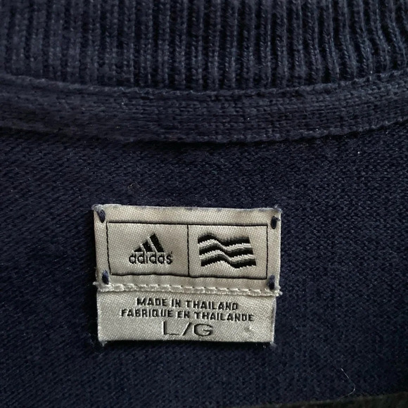 Adidas graphic knit sweater vest Sz L - Picture 4 of 6